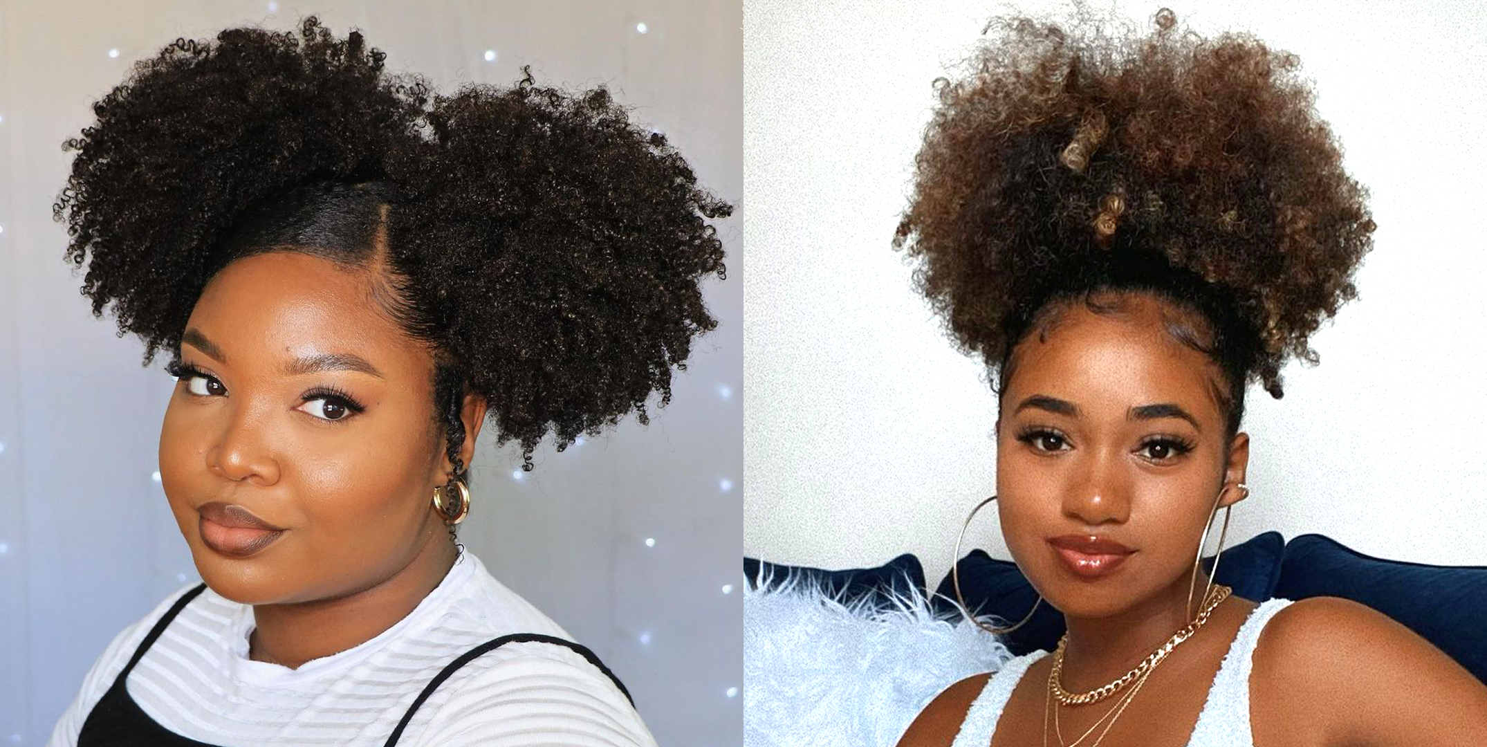 Afro puff - quick hairstyle for black women - Afroculture.net